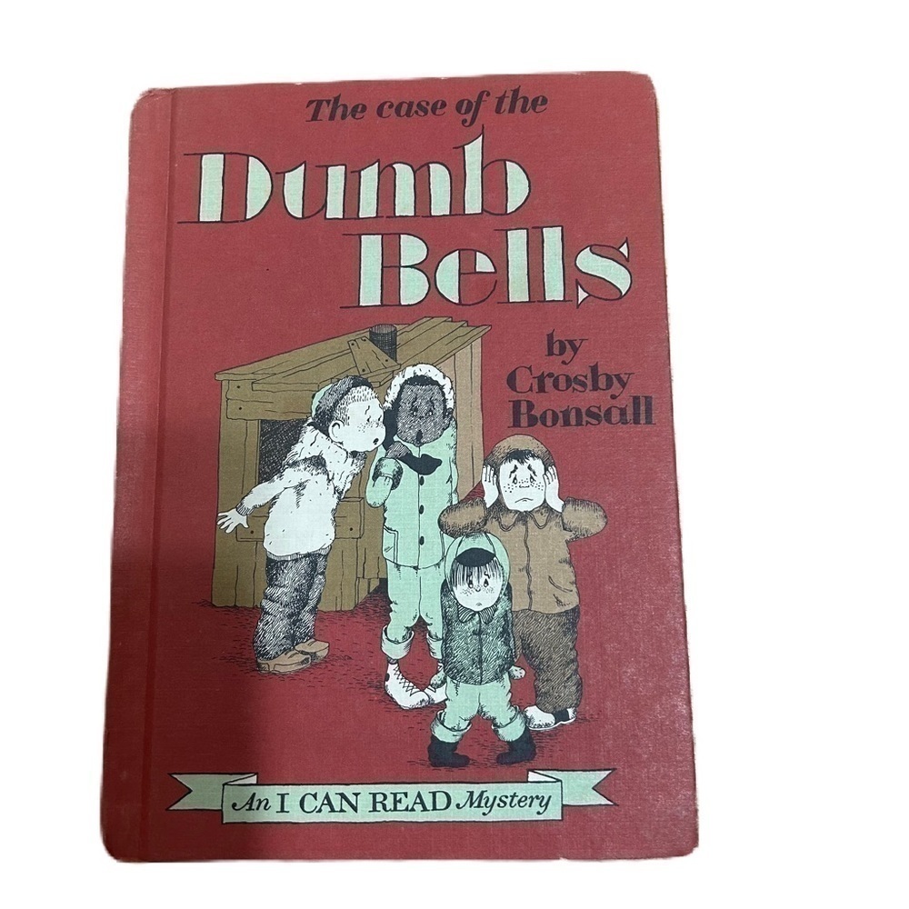 Vintage Case of the Dumb Bells Crosby Bonsall I Can Read Mystery Hardcover Book